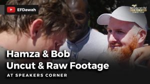 Hamza & Bob | Uncut & Raw Footage | Speakers Corner