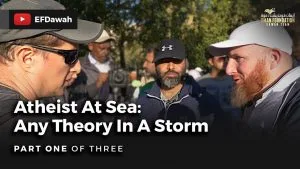 Atheist at Sea: Any Theory In A Storm | Pt 1 of 3 | Hamza & Imran With Skydivephil